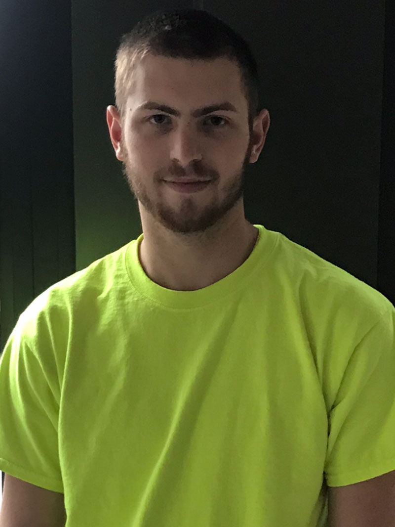 Tommy Brunker Electrical Apprentice for MARS Electrical Inc.